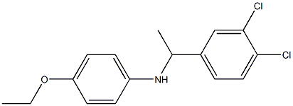 N-[1-(3,4-dichlorophenyl)ethyl]-4-ethoxyaniline Struktur
