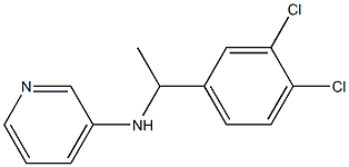 N-[1-(3,4-dichlorophenyl)ethyl]pyridin-3-amine Structure