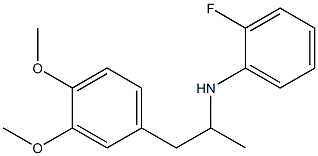 N-[1-(3,4-dimethoxyphenyl)propan-2-yl]-2-fluoroaniline Structure