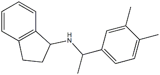  N-[1-(3,4-dimethylphenyl)ethyl]-2,3-dihydro-1H-inden-1-amine