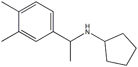N-[1-(3,4-dimethylphenyl)ethyl]cyclopentanamine Struktur