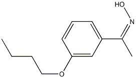 N-[1-(3-butoxyphenyl)ethylidene]hydroxylamine Structure