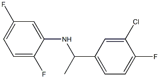 N-[1-(3-chloro-4-fluorophenyl)ethyl]-2,5-difluoroaniline|