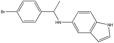 N-[1-(4-bromophenyl)ethyl]-1H-indol-5-amine Structure