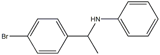 N-[1-(4-bromophenyl)ethyl]aniline 结构式