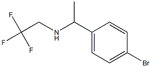 N-[1-(4-bromophenyl)ethyl]-N-(2,2,2-trifluoroethyl)amine,,结构式