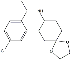 N-[1-(4-chlorophenyl)ethyl]-1,4-dioxaspiro[4.5]decan-8-amine