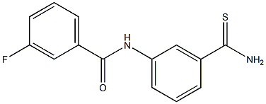 N-[3-(aminocarbonothioyl)phenyl]-3-fluorobenzamide