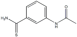 N-[3-(aminocarbonothioyl)phenyl]acetamide Structure