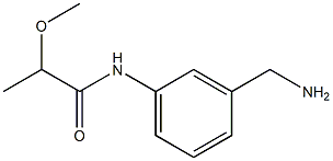 N-[3-(aminomethyl)phenyl]-2-methoxypropanamide Structure