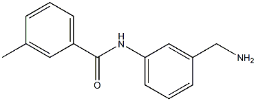 N-[3-(aminomethyl)phenyl]-3-methylbenzamide Structure