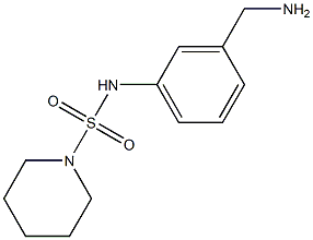 N-[3-(aminomethyl)phenyl]piperidine-1-sulfonamide,,结构式