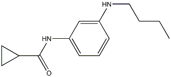 N-[3-(butylamino)phenyl]cyclopropanecarboxamide Structure