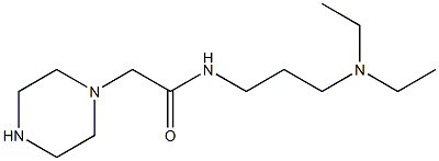 N-[3-(diethylamino)propyl]-2-(piperazin-1-yl)acetamide