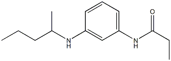 N-[3-(pentan-2-ylamino)phenyl]propanamide|