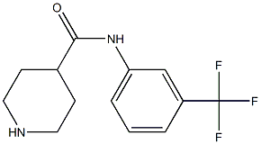 N-[3-(trifluoromethyl)phenyl]piperidine-4-carboxamide 化学構造式