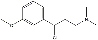 N-[3-chloro-3-(3-methoxyphenyl)propyl]-N,N-dimethylamine