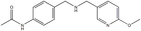 N-[4-({[(6-methoxypyridin-3-yl)methyl]amino}methyl)phenyl]acetamide