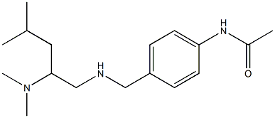 N-[4-({[2-(dimethylamino)-4-methylpentyl]amino}methyl)phenyl]acetamide