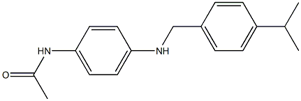 N-[4-({[4-(propan-2-yl)phenyl]methyl}amino)phenyl]acetamide