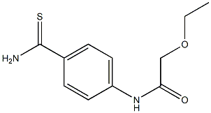  N-[4-(aminocarbonothioyl)phenyl]-2-ethoxyacetamide