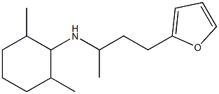 N-[4-(furan-2-yl)butan-2-yl]-2,6-dimethylcyclohexan-1-amine Struktur