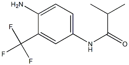 N-[4-amino-3-(trifluoromethyl)phenyl]-2-methylpropanamide Struktur
