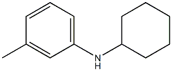 N-cyclohexyl-3-methylaniline Struktur