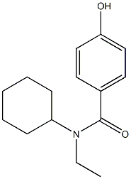 N-cyclohexyl-N-ethyl-4-hydroxybenzamide Structure