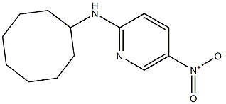 N-cyclooctyl-5-nitropyridin-2-amine 化学構造式