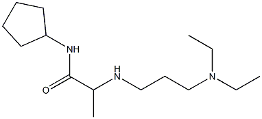  N-cyclopentyl-2-{[3-(diethylamino)propyl]amino}propanamide