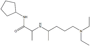 N-cyclopentyl-2-{[5-(diethylamino)pentan-2-yl]amino}propanamide