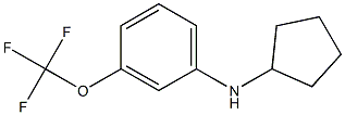 N-cyclopentyl-3-(trifluoromethoxy)aniline Structure