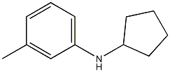 N-cyclopentyl-3-methylaniline Structure