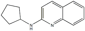 N-cyclopentylquinolin-2-amine Structure