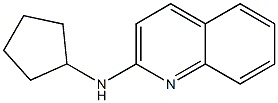 N-cyclopentylquinolin-2-amine,,结构式