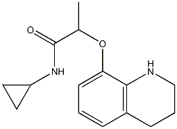 N-cyclopropyl-2-(1,2,3,4-tetrahydroquinolin-8-yloxy)propanamide