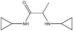 N-cyclopropyl-2-(cyclopropylamino)propanamide Structure