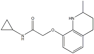 N-cyclopropyl-2-[(2-methyl-1,2,3,4-tetrahydroquinolin-8-yl)oxy]acetamide|