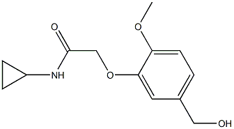  N-cyclopropyl-2-[5-(hydroxymethyl)-2-methoxyphenoxy]acetamide