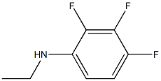 N-ethyl-2,3,4-trifluoroaniline 化学構造式