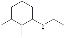 N-ethyl-2,3-dimethylcyclohexan-1-amine 化学構造式