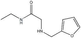 N-ethyl-2-[(furan-2-ylmethyl)amino]acetamide Struktur