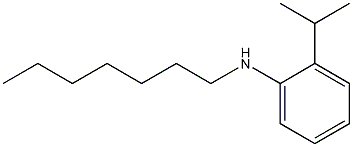 N-heptyl-2-(propan-2-yl)aniline Structure