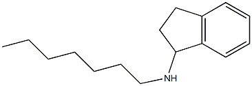 N-heptyl-2,3-dihydro-1H-inden-1-amine Structure