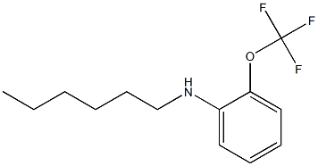 N-hexyl-2-(trifluoromethoxy)aniline Struktur