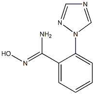 N'-hydroxy-2-(1H-1,2,4-triazol-1-yl)benzene-1-carboximidamide Structure
