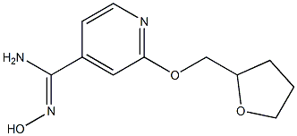 N'-hydroxy-2-(tetrahydrofuran-2-ylmethoxy)pyridine-4-carboximidamide Structure
