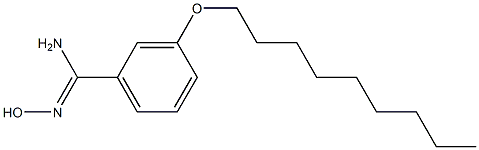 N'-hydroxy-3-(nonyloxy)benzene-1-carboximidamide Structure