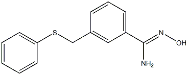 N'-hydroxy-3-[(phenylsulfanyl)methyl]benzene-1-carboximidamide|